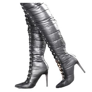 Over the the knee sexy black boots